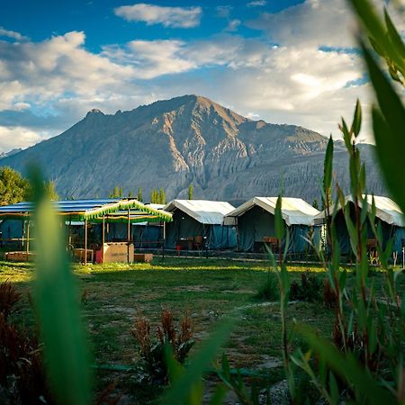 Green Throne Camp Bed & Breakfast Leh Bagian luar foto
